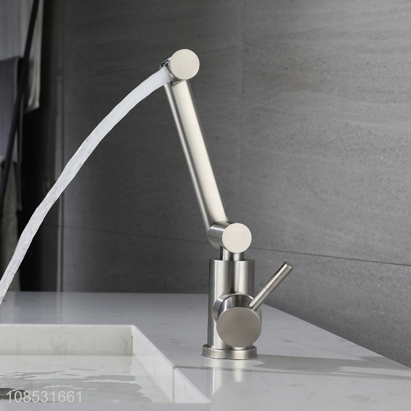Popular products stainless steel rotatable basin sink faucet