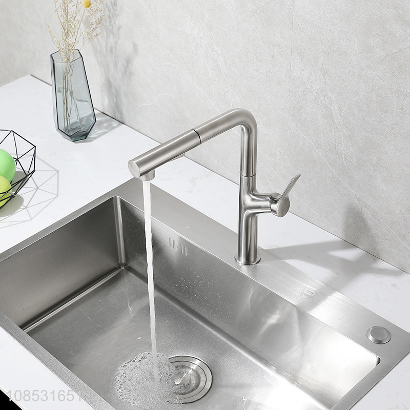 China wholesale stainless steel pull out sink faucet for kitchen