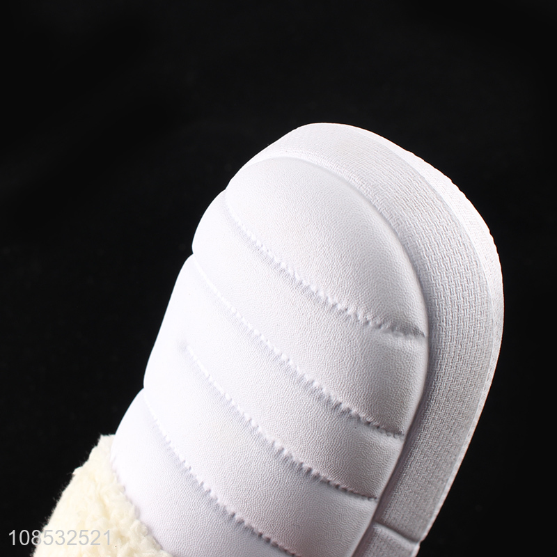 Hot selling men winter home slippers waterproof thick soled slippers