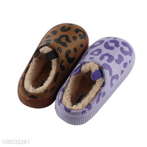 Factory price kids bedroom slippers slip-on casual house slippers