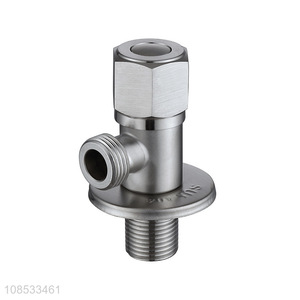 High quality 304 stainless steel angle valve thick hot and cold water triangle valve