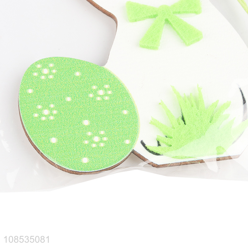 Wholesale wooden hanging Easter tree ornament small gifts