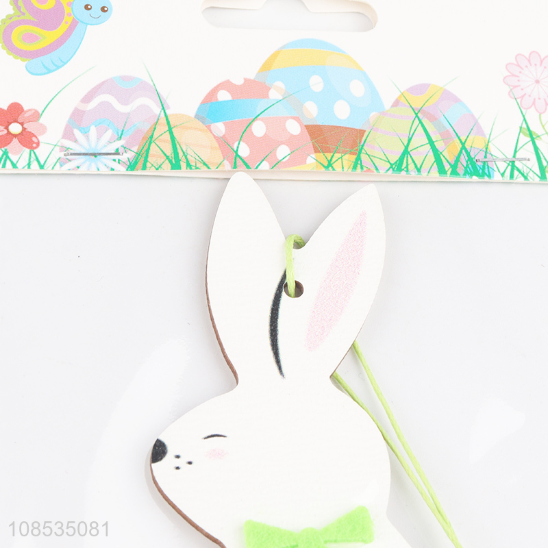 Wholesale wooden hanging Easter tree ornament small gifts