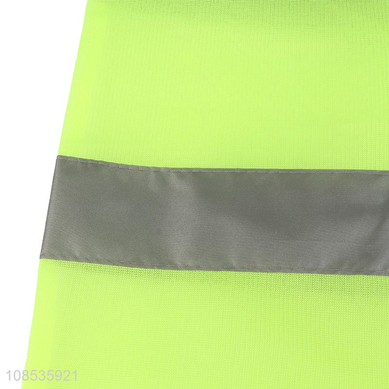 Wholesale reflective safety vest neon yellow vest for construction
