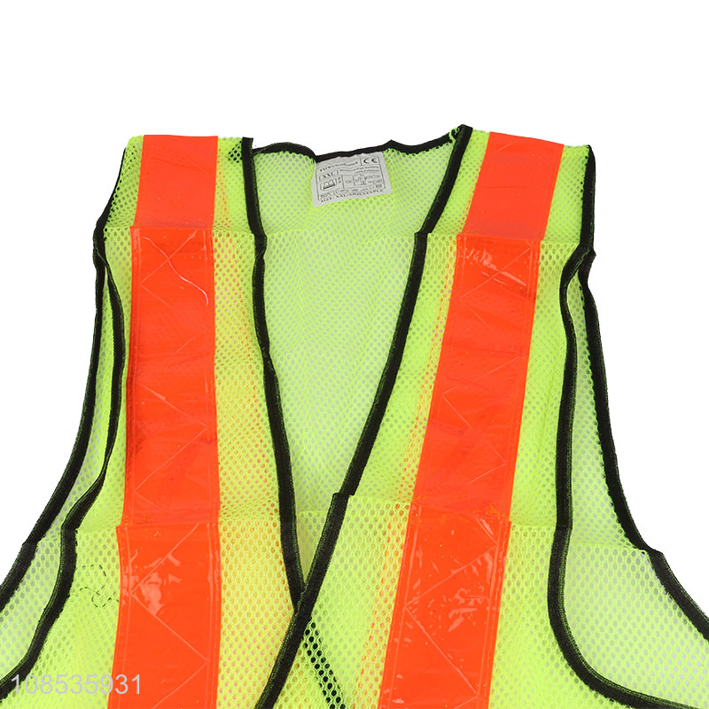 Wholesale multi-function mesh safety vest reflective safety vest