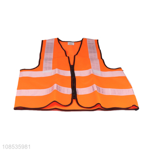Wholesale high visibility construction security reflective safety vest