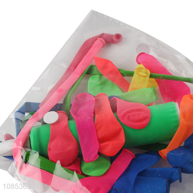 Hot selling latex balloons and pump set party decoration supplies