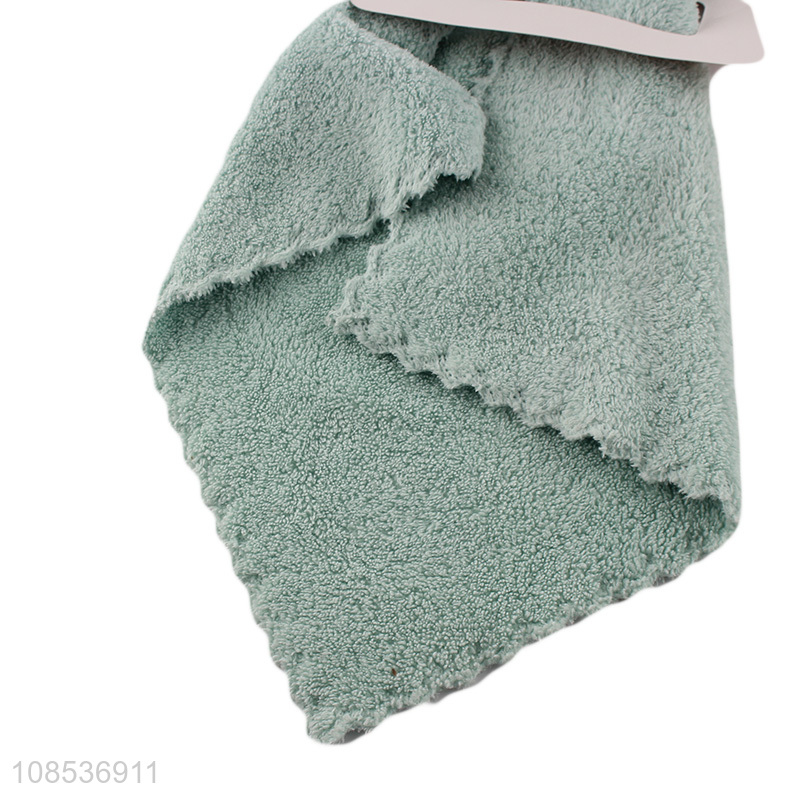 Wholesale household square towel super absorbent microfiber towel