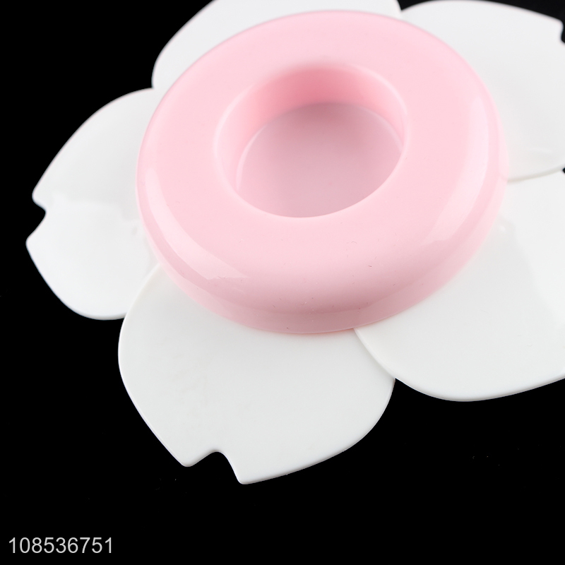 New product flower shaped plastic soap holder plastic soap dish