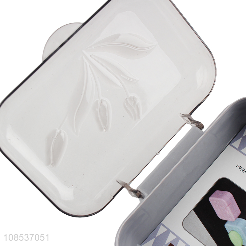 Hot selling portable waterproof plastic soap box travel soap holder