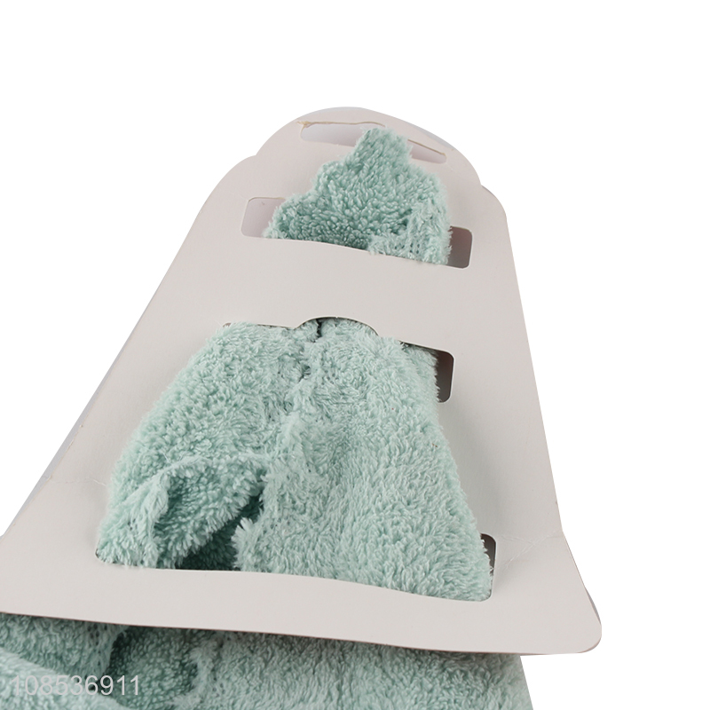 Wholesale household square towel super absorbent microfiber towel