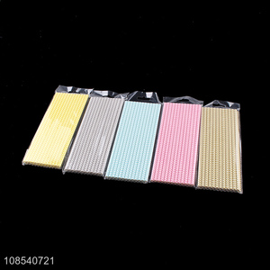 Yiwu market waved printed paper straws disposable food grade straws