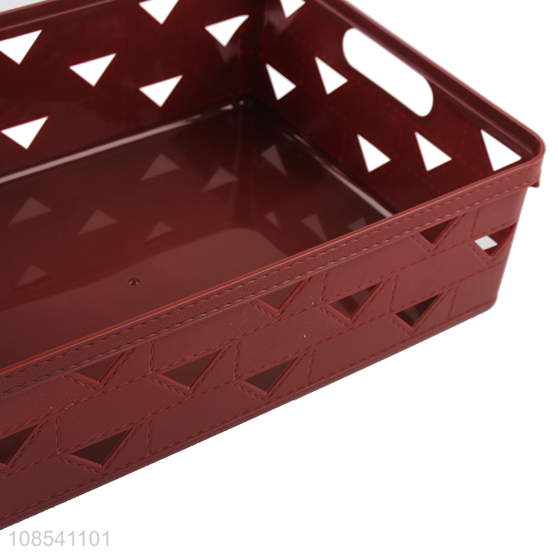 China products multicolor storage basket hollow storage box