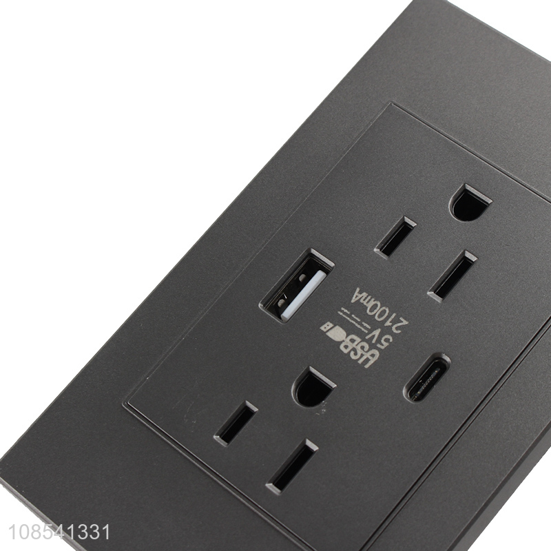 Professional supply South America Bolivian wall socket with usb port
