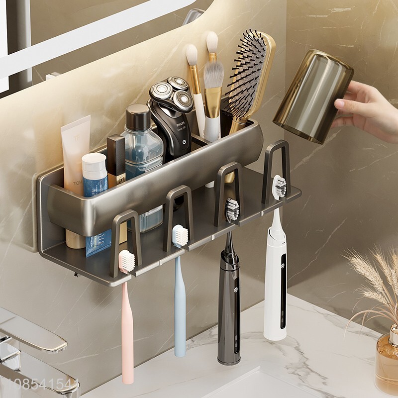 Most popular bathroom accessories toothbrush holder storage rack