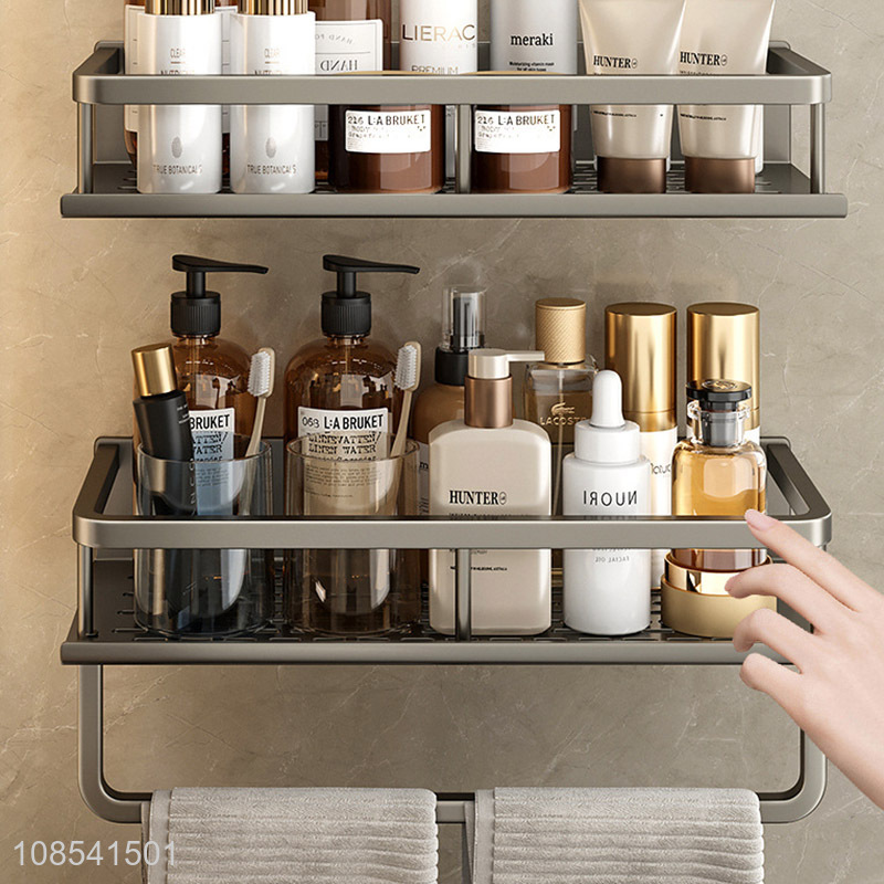 New arrival non-punched bathroom wall mount shelving for sale