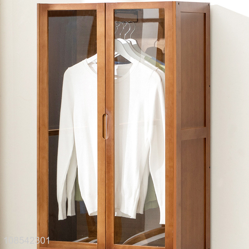 Wholesale home furniture bedroom furniture bamboo wardrobe closets