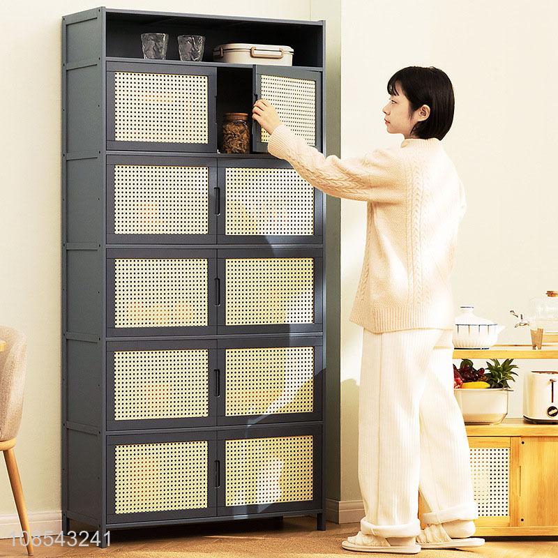 China imports bamboo multi-layered storage cabinet shelf for kitchen