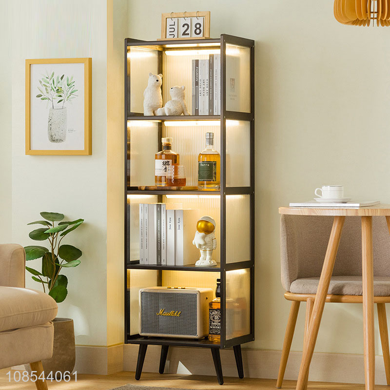 Cheap price home furniture floor shelf bookcase wholesale