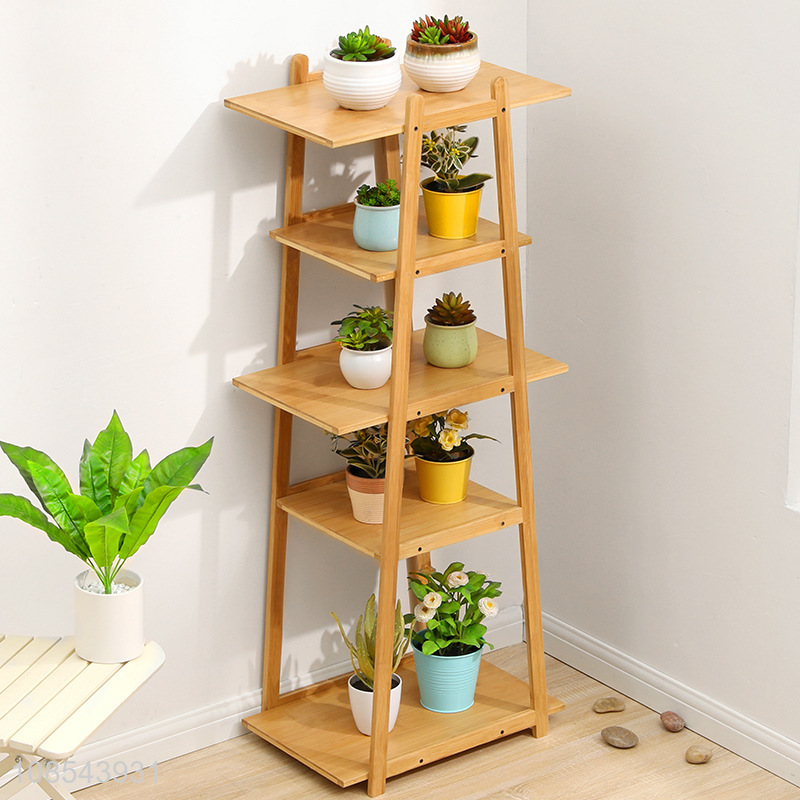 Top quality wooden multi-layer flower pot stand for sale