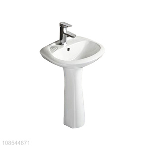 Good price superior quality ceramic handbasin bathroom pedestal sink