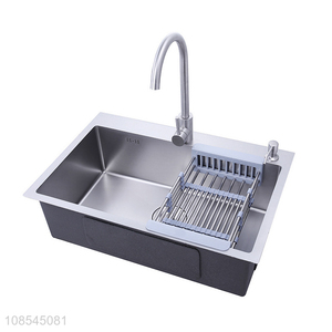Top quality stainless steel kitchen sink single sink for sale