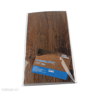 Factory price waterproof peel and stick plastic floor tiles sticker