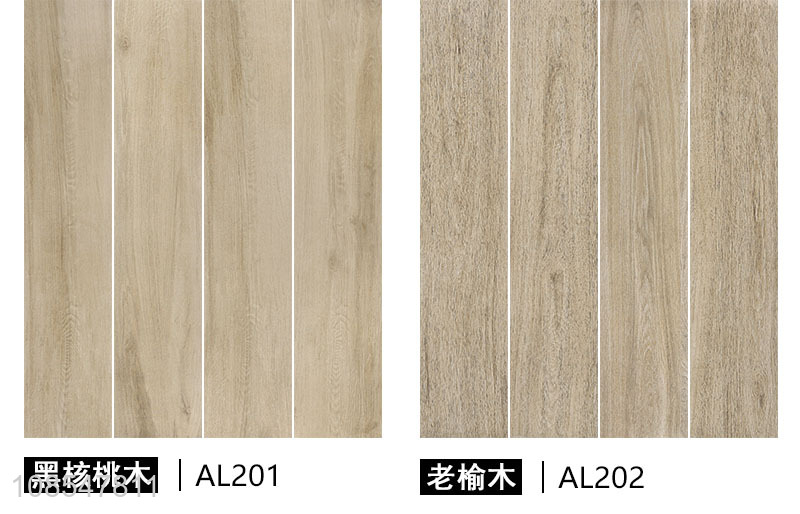 Good sale all-porcelain straight edge wood grain floor tiles