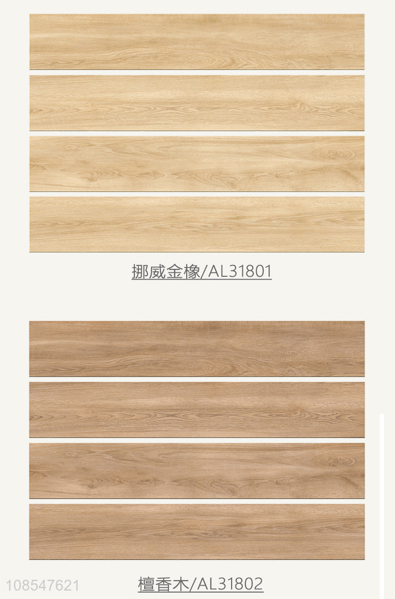 China products all-porcelain straight edge wood grain floor tile