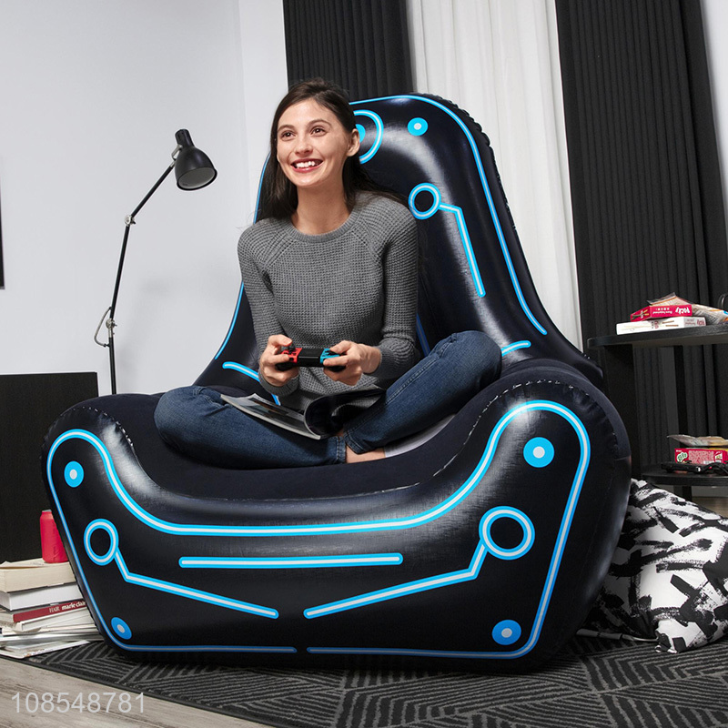 Wholesale indoor inflatable vedio game sofa chair for adult