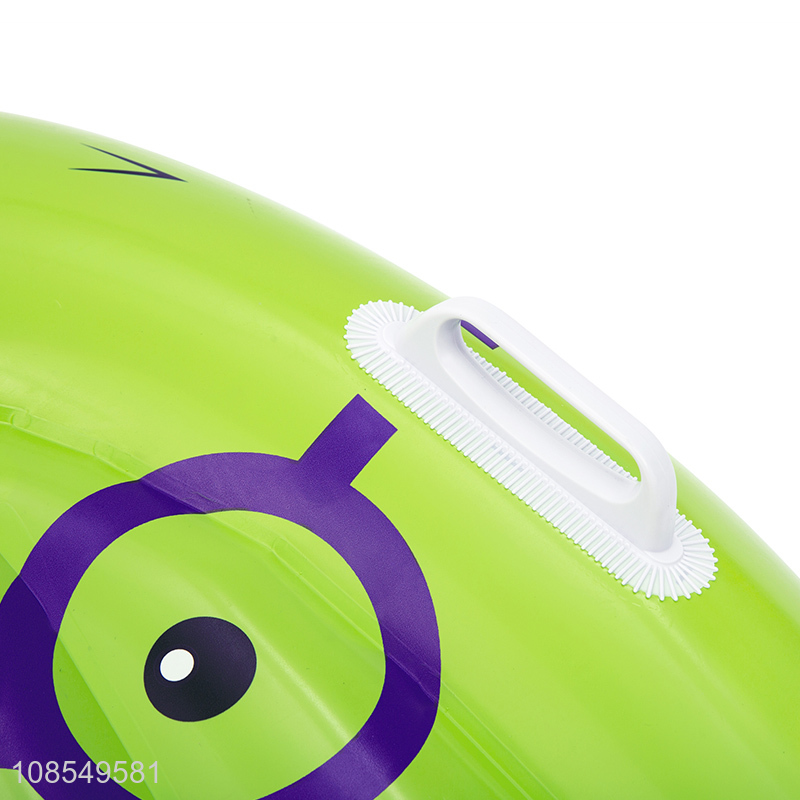 Wholesale inflatable ride-on toy kids pool float with handle