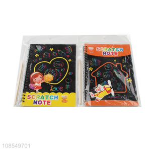 New arrival diy art scratch book for kids painting