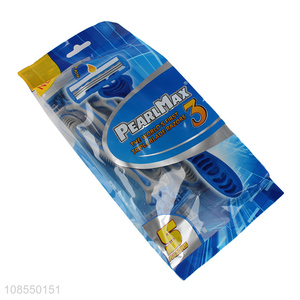 Hot items disposable triple blades razor for men