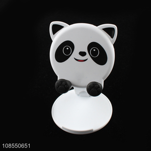 Hot sale cartoon panda folding desk phone stand phone holder