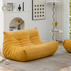 China wholesale yellow living room sofa minimalist floor sofa
