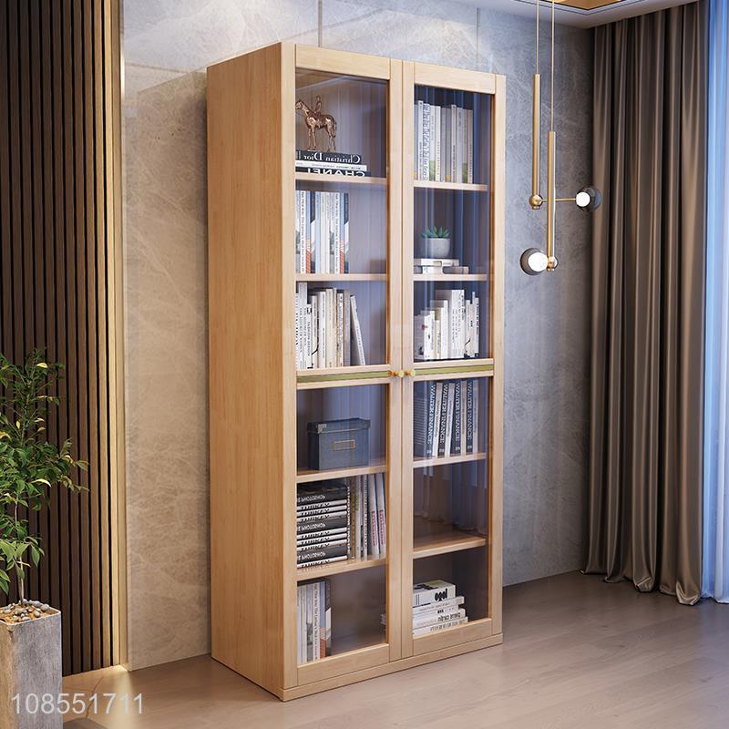 China products living room solid wood bookcase for sale