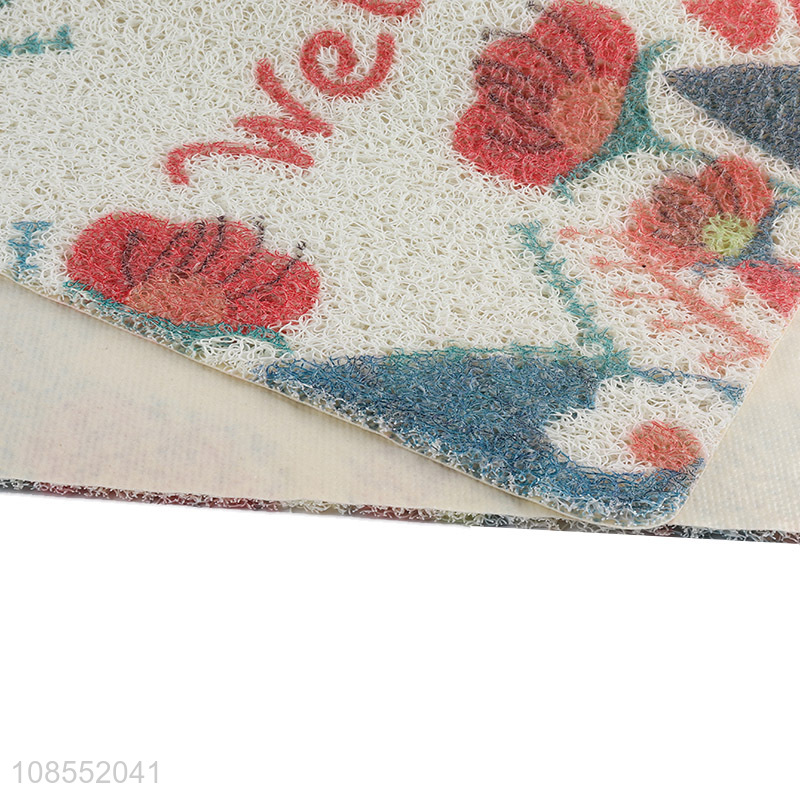 Factory price waterproof pvc welcome mat non-slip floor mat