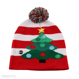 Latest design christmas style fashion winter hat beanie hat