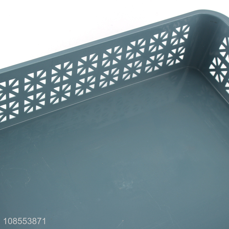 New product plastic storage basket pantry organization storage bins