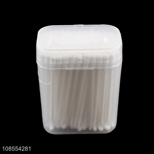 New product 108pcs natural organic paper cotton swabs cotton buds