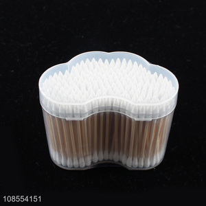 Good quality 200pcs disposable cotton buds bamboo cotton swab