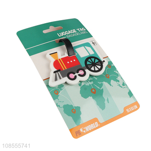 Wholesale pvc luggage tag for suitcase name travel tags for luggage