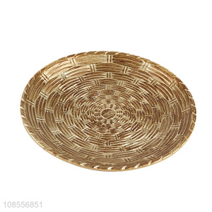 Low price round fruits serving tray for home