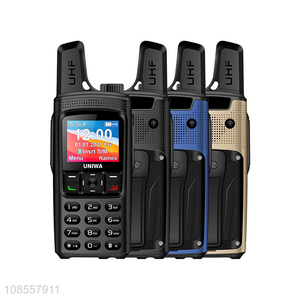 Factory supply 1.77 inch screen GSM UHF walkie talkie keypad feature phone