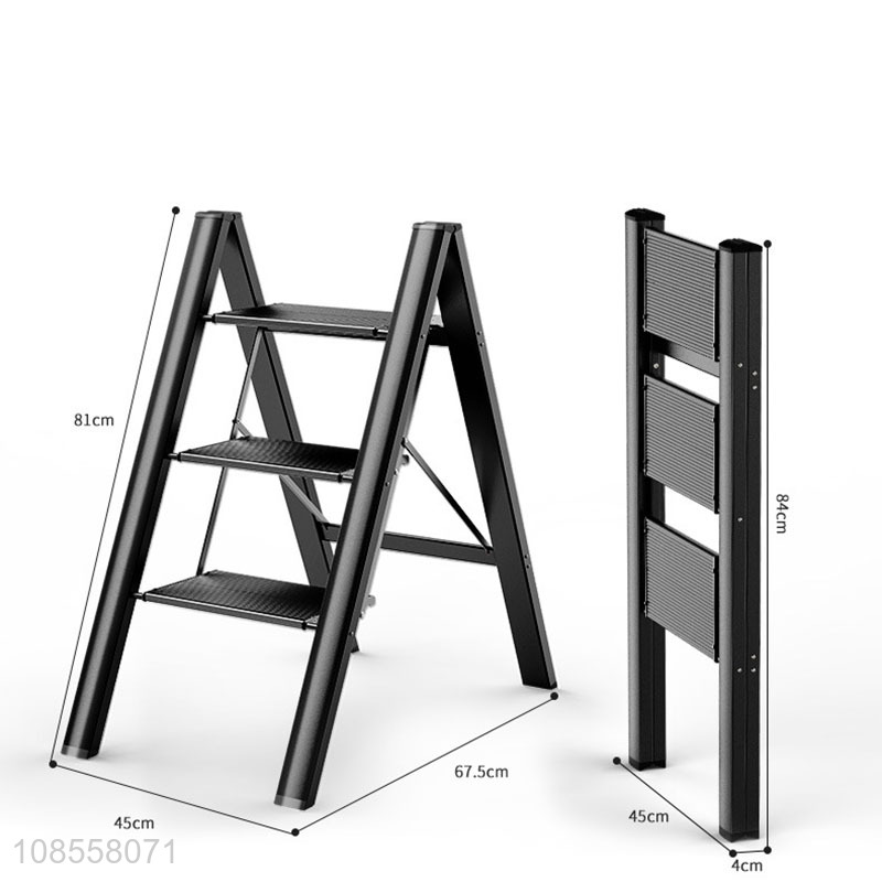 Most popular anti-slip pedal folding portable ladder for home