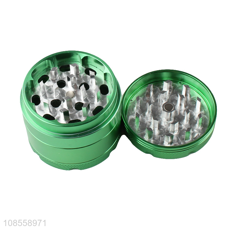 Factory supply 50mm 4 layered aluminum alloy herb spice tobacco grinders