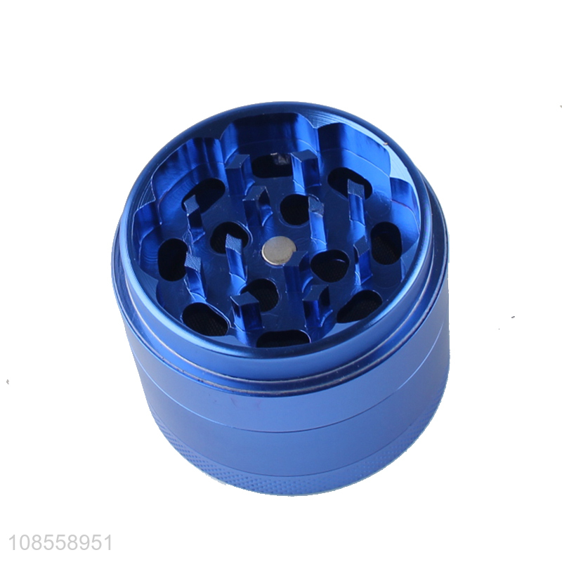Wholesale 48mm 4 layered aluminum alloy smoke grinder metal spice grinder