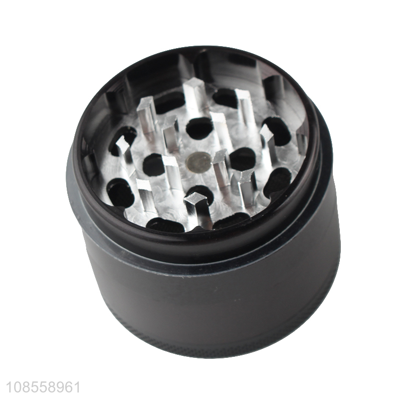 Good quality 48mm 4 layered aluminum alloy spice grinder manual tobacco grinders