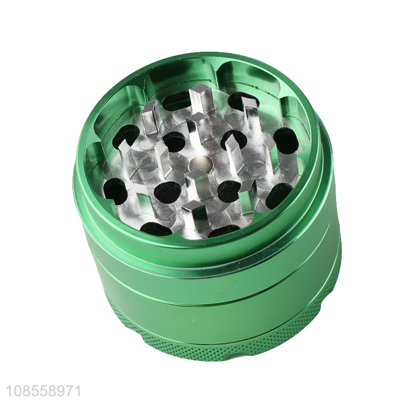Factory supply 50mm 4 layered aluminum alloy herb spice tobacco grinders