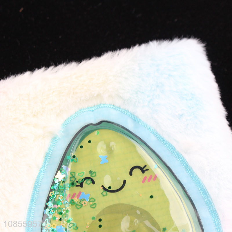 Wholesale A5 cute plush notebook plush diary for girls kids